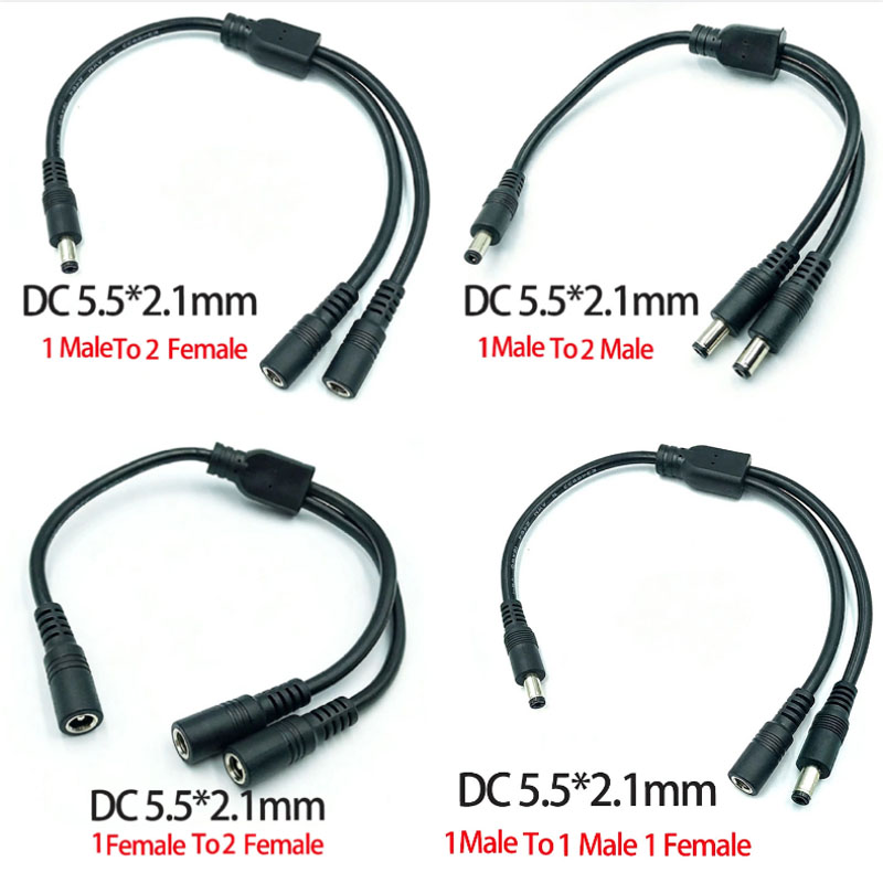 Led El Wire - 1 adet DC 5.5mm * 2.1mm