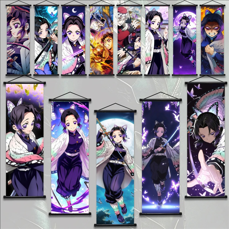 Anime Cosplay Prop - Shinobu Kocho Demon Slayer Sanat Kumaş