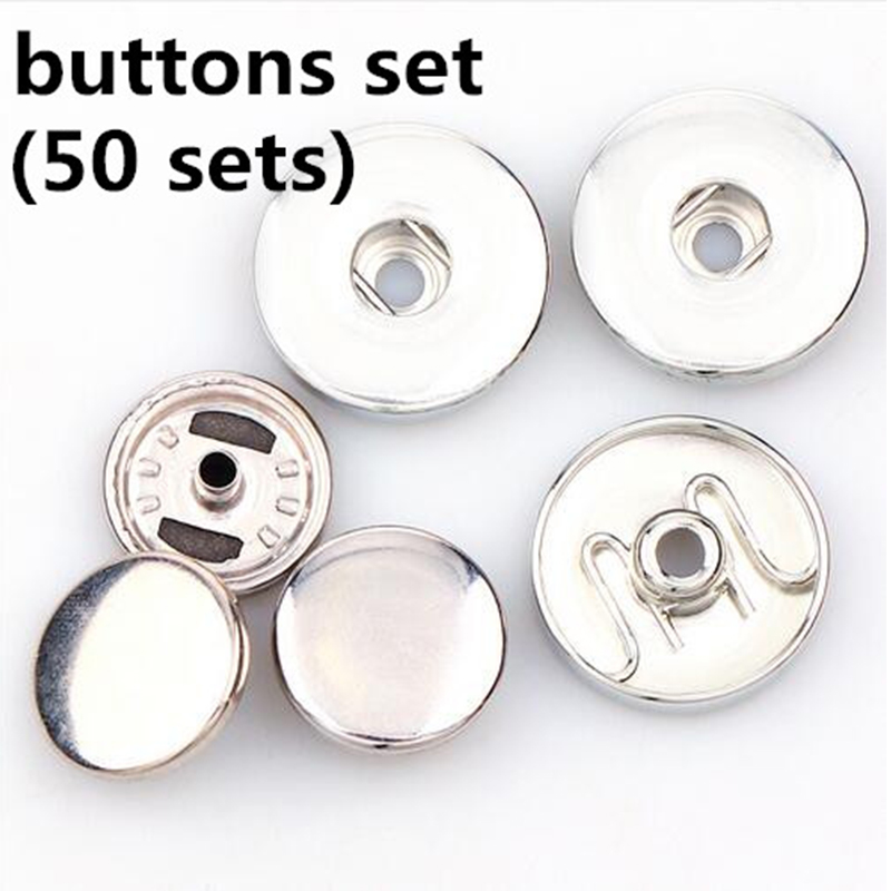 Snap Fastener Set - 50 Set 12mm/18mm Çıtçıtlı Düğme Seti,