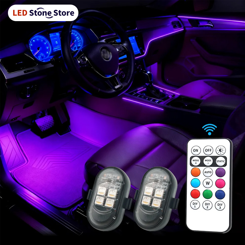 Led El Wire - RGB Araç Atmosfer Işıklarını Yükseltin, Daha