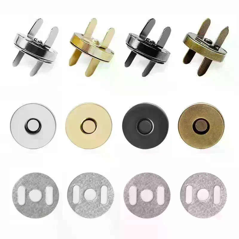 Snap Fastener Set - 1 Set Manyetik Çıtçıtlı Düğme Tokaları