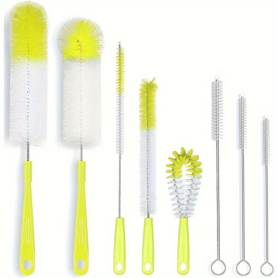 Worbla Thermoplastic - 8 Parça Şişe Temizleme Fırçası Seti,