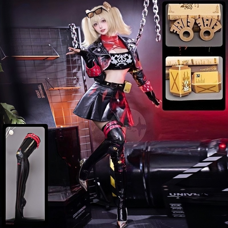 Burnice Cosplay Prop - 2026 Oyunu Zenless Zone Zero Burnice