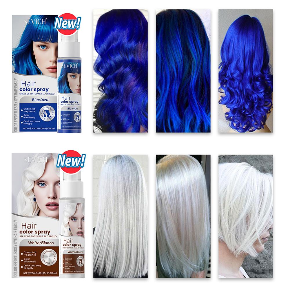 Hair Spray Color - 8 Renkli Saç Boyası Spreyi Tek