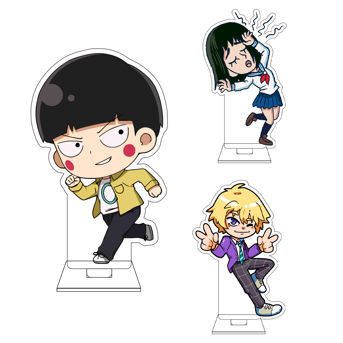 10CM Anime Mobu Saiko Hyaku Co - Anime Cosplay Prop incelemesi ve fiyatı