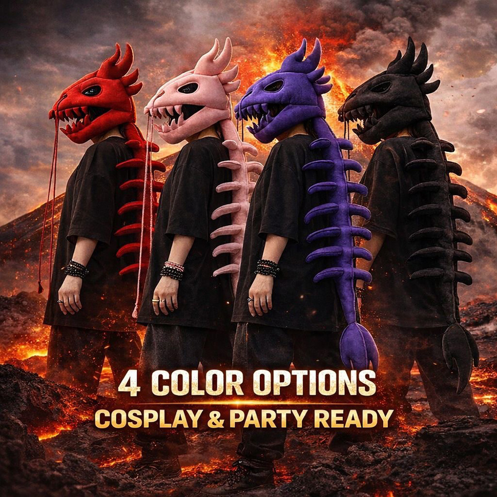 Dinozor İskeleti Peluş Başlık  - Cosplay Prop Patterns incelemesi ve fiyatı