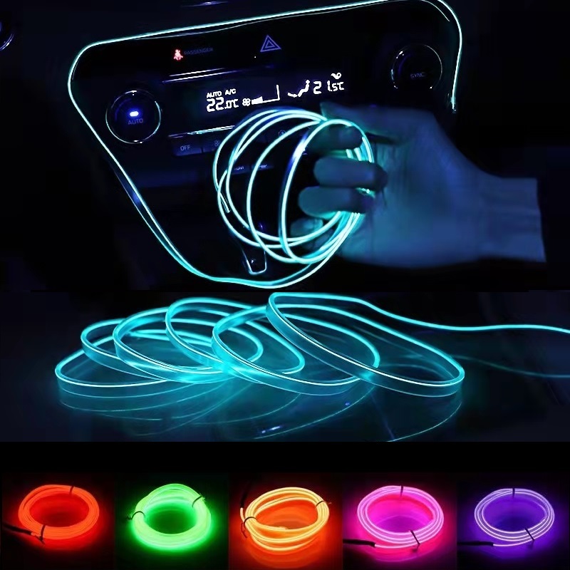 10 m/3 m/5 m Neon LED Araç İç  - Led El Wire incelemesi ve fiyatı