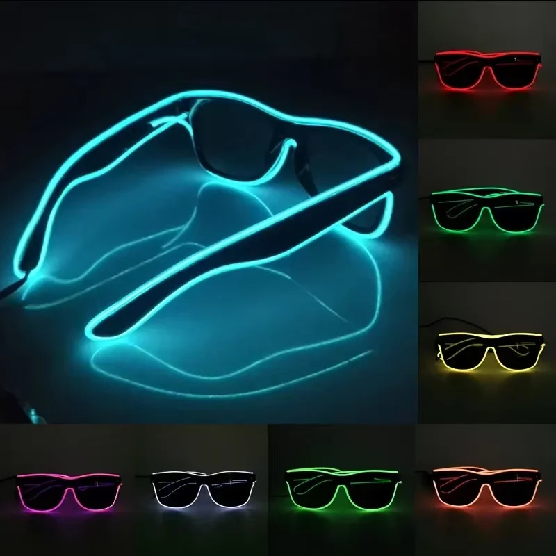 Neon LED Işıklı Güneş Gözlüğü  - Led El Wire incelemesi ve fiyatı