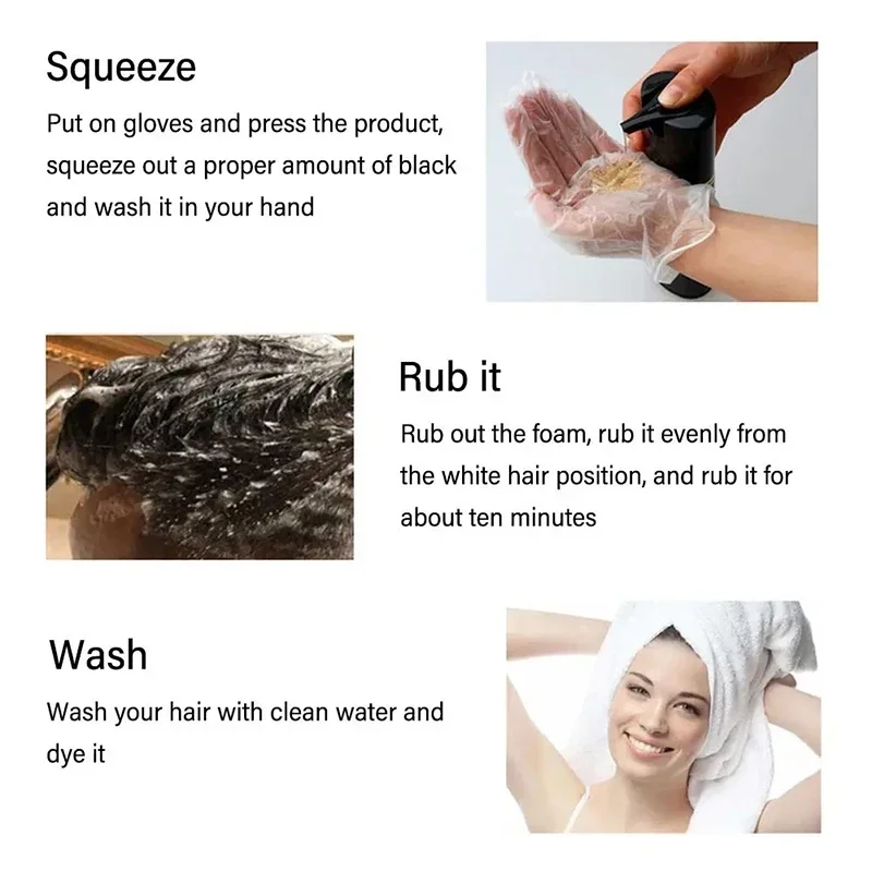 Siyah Saç Boyası Şampuanı 3'ü  - Hair Spray Color incelemesi ve fiyatı